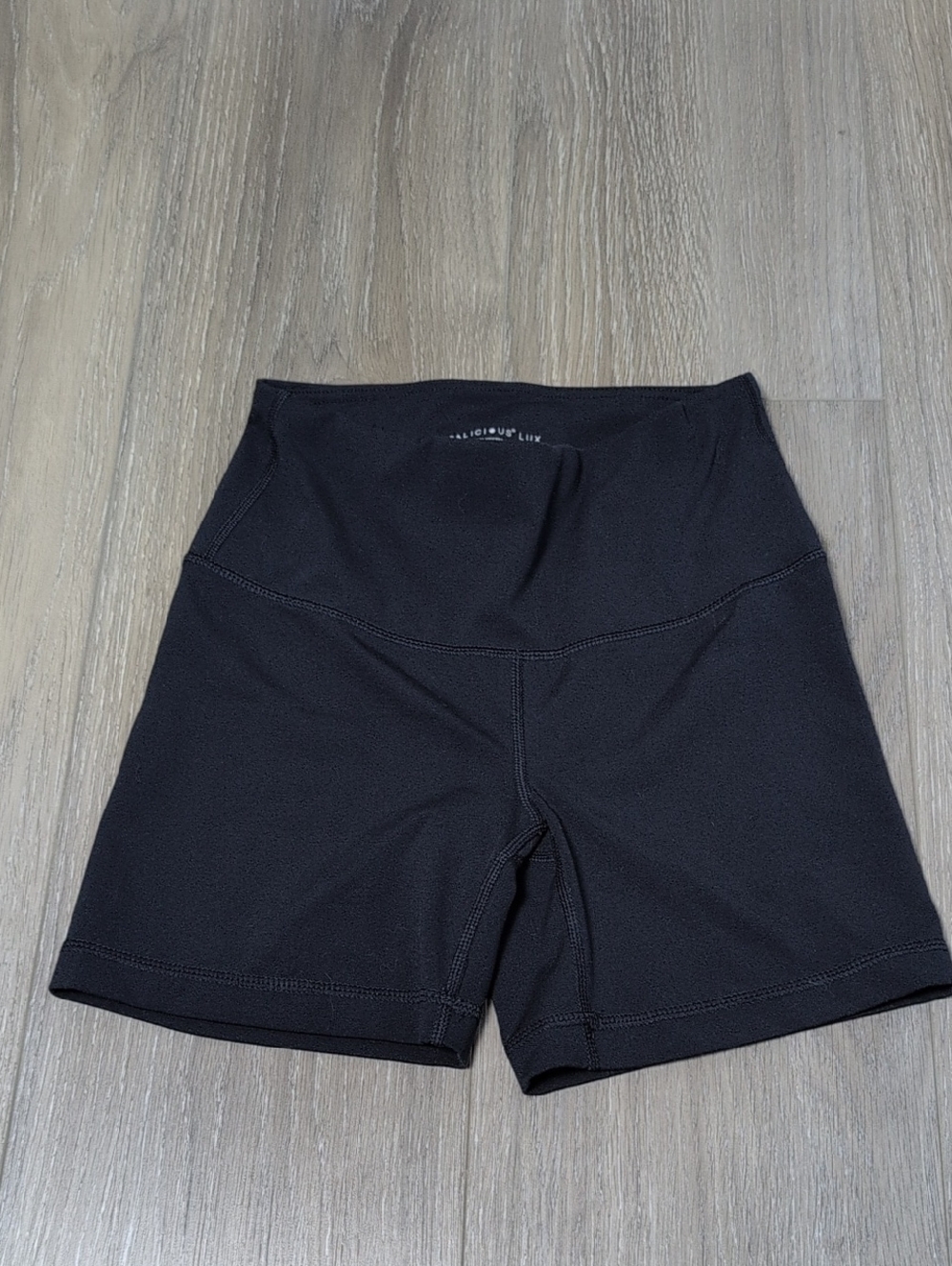 Yogalicious Navy High-Rise Bike Shorts
